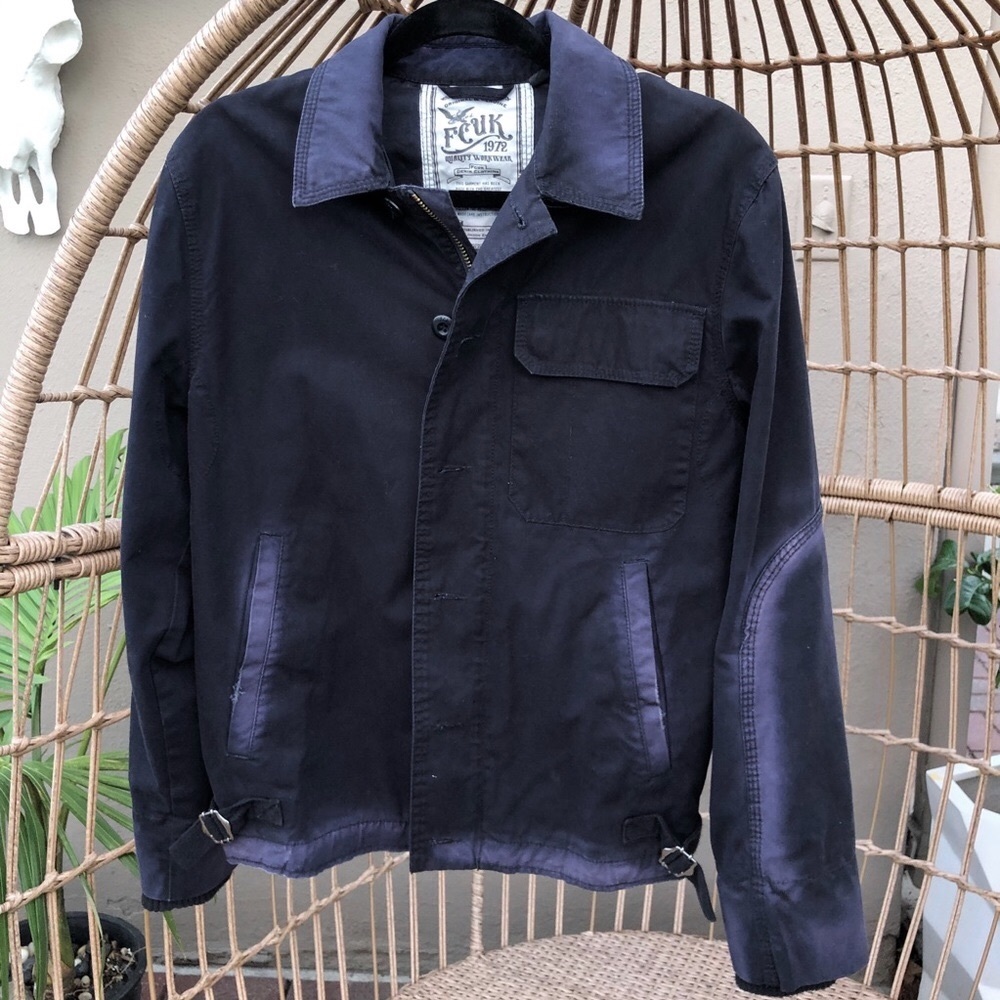 French Connection distressed canvas jacket
